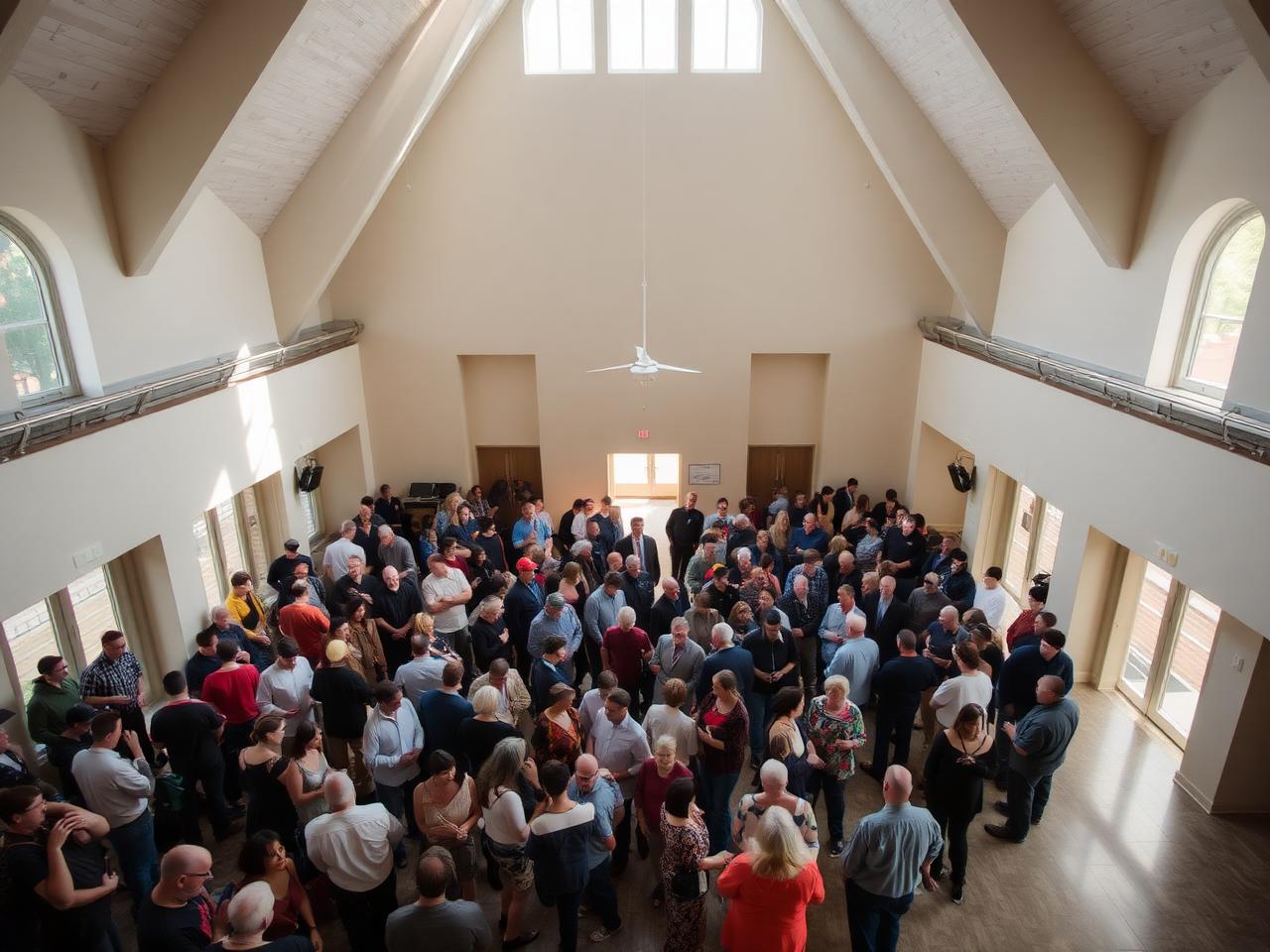 Our congregation gathered together
